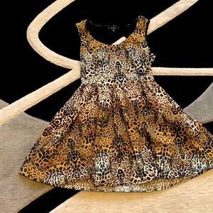 Jessica Simpson Cheetah Animal print dress Size 5/6